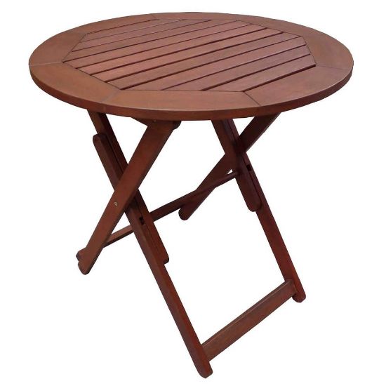 Снимка на Маса сгъваме Muhler Meranti Ø70xH74cm, дърво