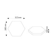 Снимка на Модулен TOUCH LED панел тип Honeycomb