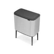 Снимка на Кош за смет Brabantia Bo Touch 11+23L, Matt Steel Fingerprint Proof