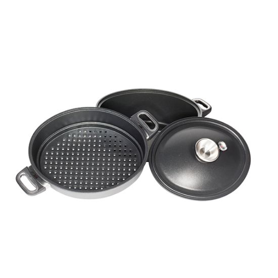 Снимка на Тенджера AMT 24cm, к-т готвене без вода, 6.3L