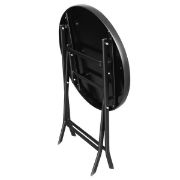 Снимка на Маса Muhler D60xH74cm, сгъваема, стъклен плот