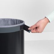 Снимка на Кош за пране Brabantia 35L, Matt Black, корков капак