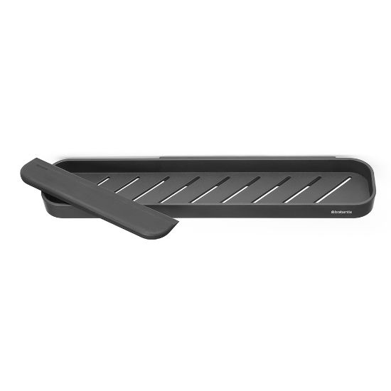 Снимка на Рафт за душ с приставка за почистване Brabantia MindSet Dark Grey