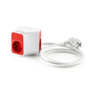 Снимка на Разклонител Muhler с ключ, 3 гн., +2X USB порта тип А+C, с опция за монтаж