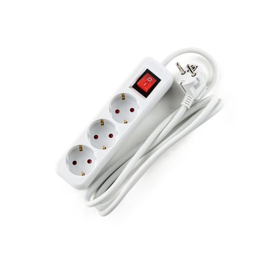 Снимка на Разклонител Muhler с ключ, 3G, 1.5mm2,  1.5m дължина