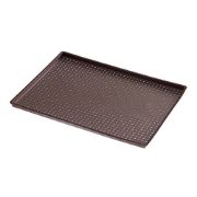 Снимка на Тава перфорирана за печене на хрупкава пица Lekue 40x30xH1.2cm