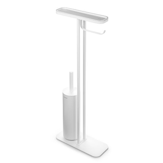 Снимка на Стойка за тоалетна за четка и държач Brabantia MindSet Mineral Fresh White N