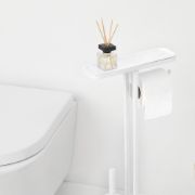 Снимка на Стойка за тоалетна за четка и държач Brabantia MindSet Mineral Fresh White N