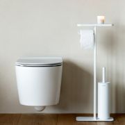 Снимка на Стойка за тоалетна за четка и държач Brabantia MindSet Mineral Fresh White N