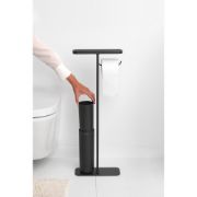Снимка на Стойка за тоалетна за четка и държач Brabantia MindSet Mineral Infinite Grey N