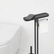 Снимка на Стойка за тоалетна за четка и държач Brabantia MindSet Mineral Infinite Grey N