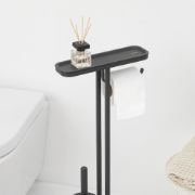 Снимка на Стойка за тоалетна за четка и държач Brabantia MindSet Mineral Infinite Grey N