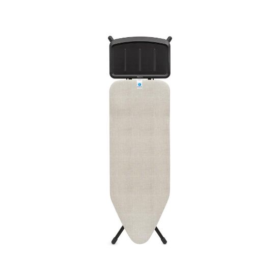 Снимка на Маса за гладене Brabantia C 124x45cm с поставка за парогенератор, Denim Grey