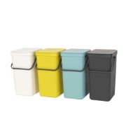 Снимка на Кош за смет за разделно събиране Brabantia Sort&Go 16L, Grey