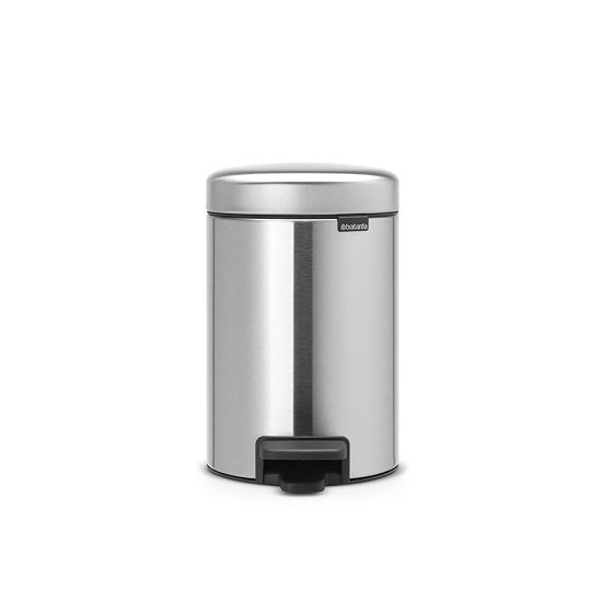 Снимка на Кош за смет с педал Brabantia NewIcon 3L, Matt Steel