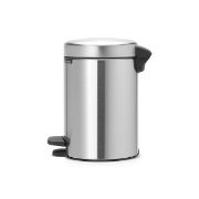 Снимка на Кош за смет с педал Brabantia NewIcon 3L, Matt Steel