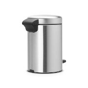 Снимка на Кош за смет с педал Brabantia NewIcon 3L, Matt Steel