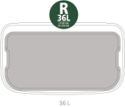 Снимка на Кош за смет Brabantia Bo Touch 36L, White