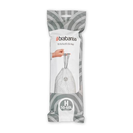 Снимка на Торба за кош Brabantia PerfectFit Touch/Push/Big Bin размер H, 50-60L, 10 броя, ролка