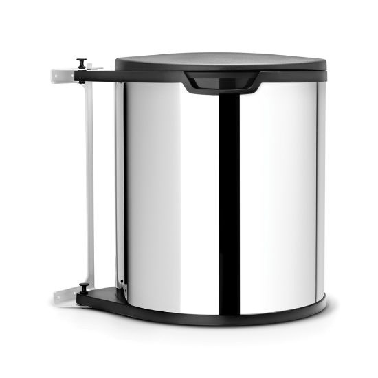 Снимка на Кош за смет за вграждане Brabantia Built-In 15L, Brilliant Steel