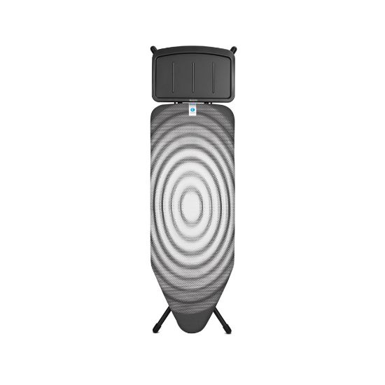 Снимка на Маса за гладене Brabantia C 124x45cm с поставка за парогенератор, Titan Oval
