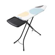 Снимка на Маса за гладене Brabantia B 124x38cm с поставка за парогенератор, PerfectFlow Spring Bubbles