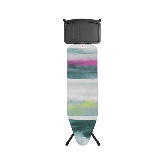 Снимка на Маса за гладене Brabantia B 124x38cm с поставка за парогенератор, Morning Breeze