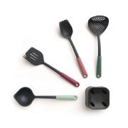Снимка на Комплект прибори за готвене Brabantia Tasty+ Mixed 4 части и поставка