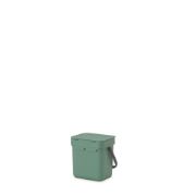 Снимка на Кош за смет за разделно събиране Brabantia Sort&Go 3L, Fir Green