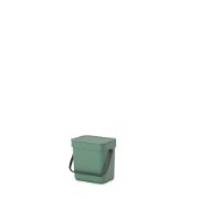 Снимка на Кош за смет за разделно събиране Brabantia Sort&Go 3L, Fir Green