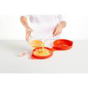 Снимка на Съд за приготвяне на омлет в микровълнова Lekue, кръг