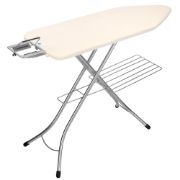 Снимка на Маса за гладене Brabantia C 124x45cm с поставка за ютия и рафт за дрехи, Ecru