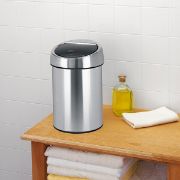 Снимка на Кош за смет Brabantia Touch Bin 3L, Matt Steel