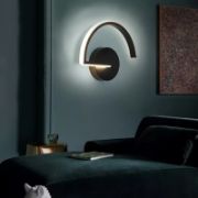 Снимка на Стенен аплик Око черен мат DREAM LIGHTS