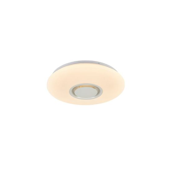 Снимка на Музикален LED плафон 3000 - 6500 K+RGB Blue Tooth Plastic LIGHTEX