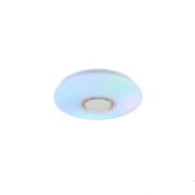 Снимка на Музикален LED плафон 3000 - 6500 K+RGB Blue Tooth Plastic LIGHTEX