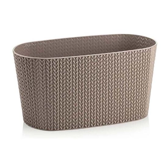 Снимка на Саксия за балкон 29x15.4x14.8 см мока SERINOVA