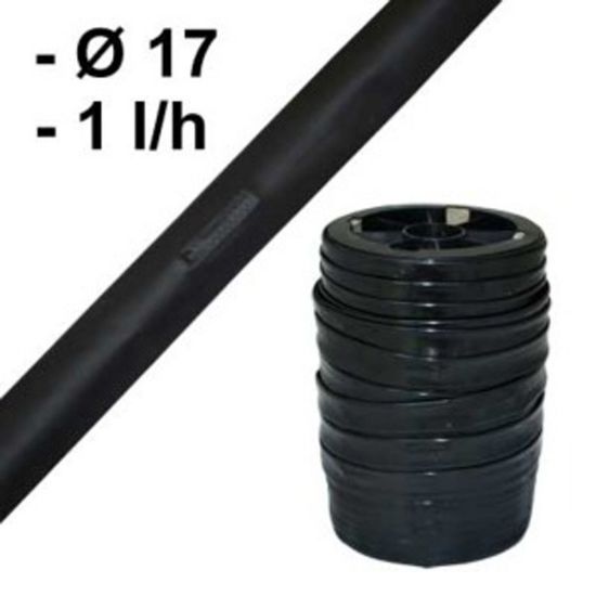 Снимка на Капков маркуч Ф17 мм 1 л/час 100 м HERLY