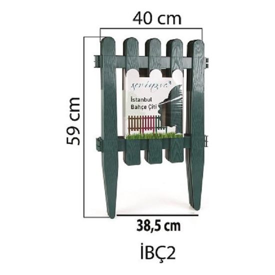 Снимка на Градинска ограда 40x59 см зелена IBC2 SERINOVA