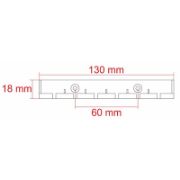 Снимка на Таванен простор (простир) 6x180 см бял SEPIO