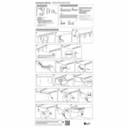 Снимка на Таванен простор (простир) 7x180 см бял SEPIO