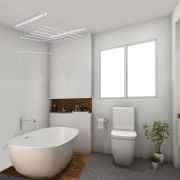 Снимка на Таванен простор (простир) 7x200 см бял SEPIO