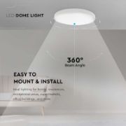 Снимка на LED плафон 18 W 4000 К IP44 Ø225 мм V-TAC