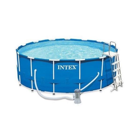 Снимка на Басейн с метална конструкция и филтрация Ф457x122 см INTEX