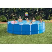 Снимка на Басейн с метална конструкция и филтрация Ф457x122 см INTEX