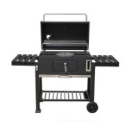 Снимка на Барбекю на въглища с чугунена плоча Grill FC-KDL2006 черен мат ZIEL