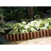 Снимка на Декоративна ограда 2.5 м кафява Palgarden BRADAS