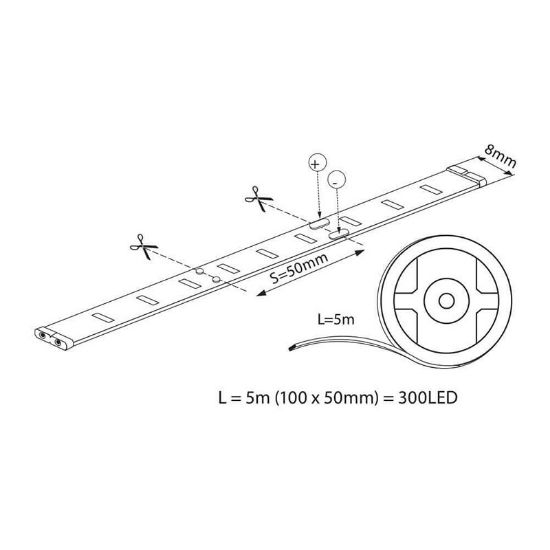 Снимка на LED лента SMD3528 2700K VIVALUX