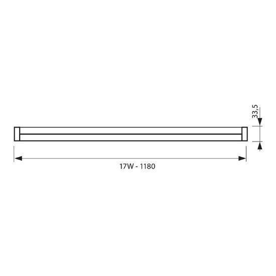 Снимка на LED осветително тяло SPICA LED T5 17W VIVALUX