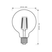 Снимка на LED филамент лампа FLICK OPAL LED 8W VIVALUX